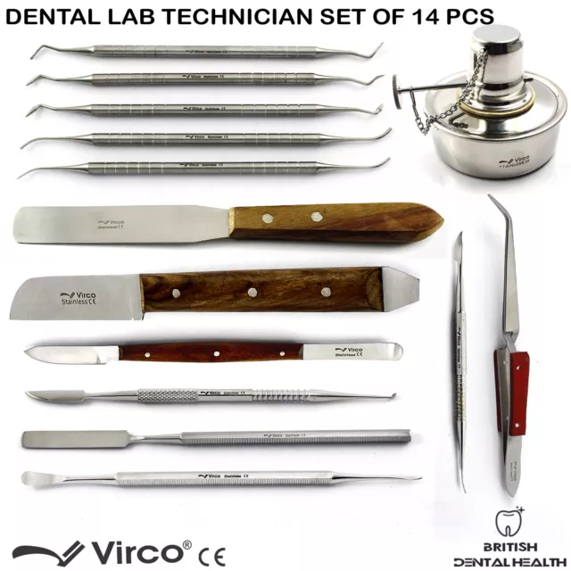 Dental Lab Wax Tools Kit - Beale - Zahle - Kelly - Mixing Plaster Tools Lab
