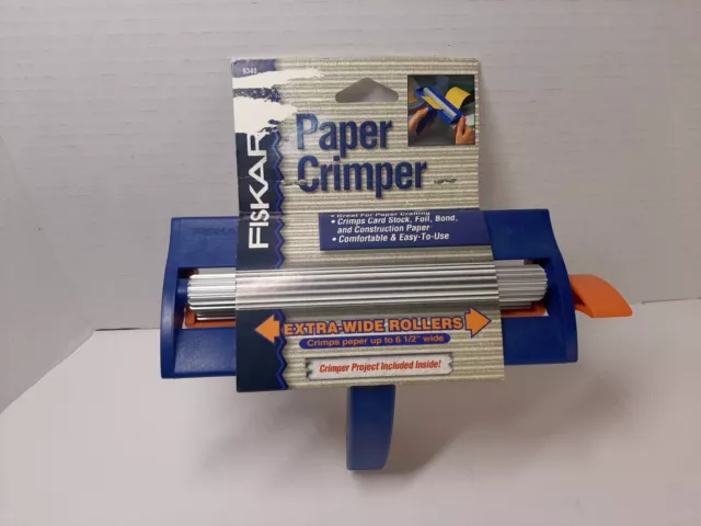 Fiskars Paper Crimper 6.5 Wide Craft Project Construction Foil