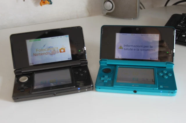 Console portatile Nintendo 3ds  aqua blue usata funzionante da collezione