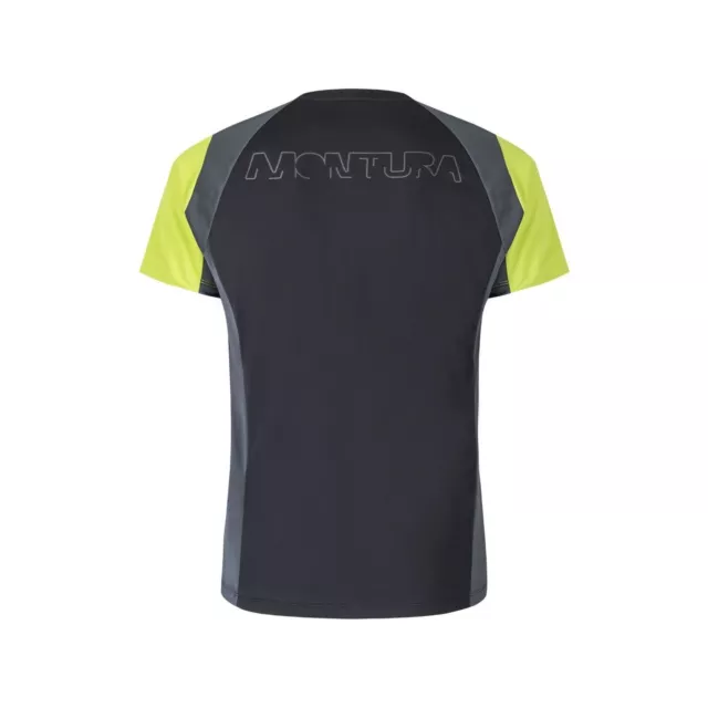 Montura outdoor choice t-shirt nero verde lime new trekking outdoor S M L XL ...