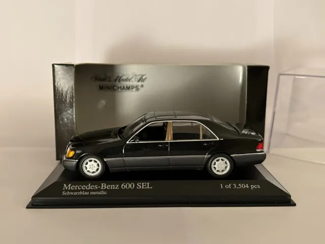 Mercedes-Benz Classe S 600 SEC - Voiture miniature à l'échelle 1:43