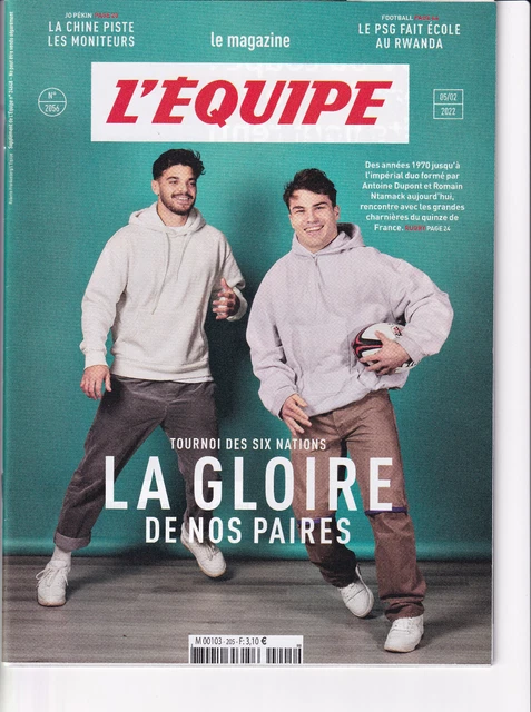 L'ÉQUIPE MAGAZINE 2266 14/03/2026 «Cruuunch!»Rugby France Angleterre 6 Nations EUR 5,90 - FR L'ÉQUIPE MAGAZINE 2266 14/03/2026 «Cruuunch!»Rugby France Angleterre 6 Nations EUR 5,90 - FR