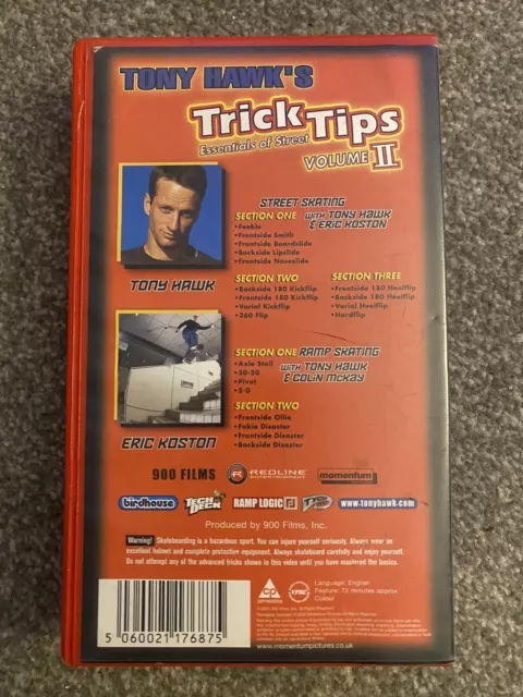 Tony Hawk’s Trick Tips VHS 2