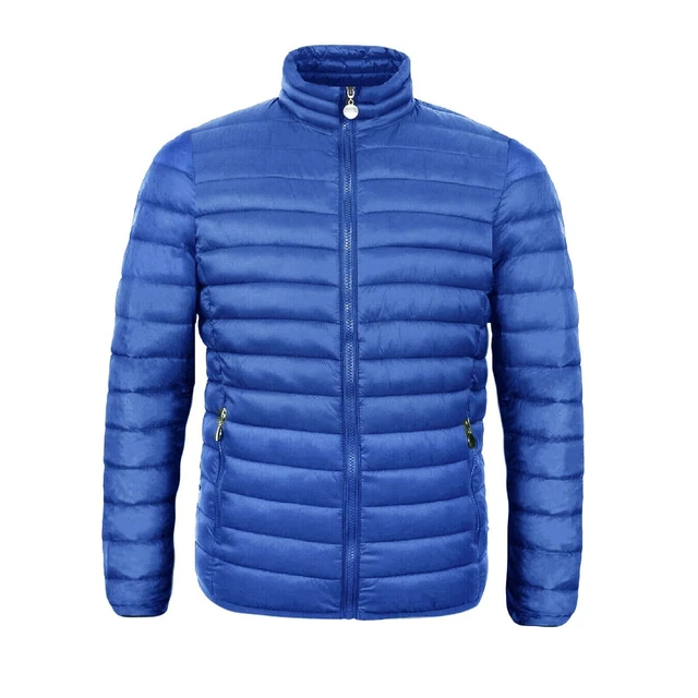 Piumino 100 grammi Uomo Giubbotto Leggero Giubbino slim fit Giacca Blu Verde 9