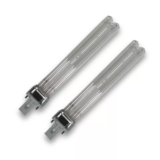 2 X 13W 13 Watt Pls UV/Lampadina Uvc / Lampada / Tubo / Luce Filtro Stagno