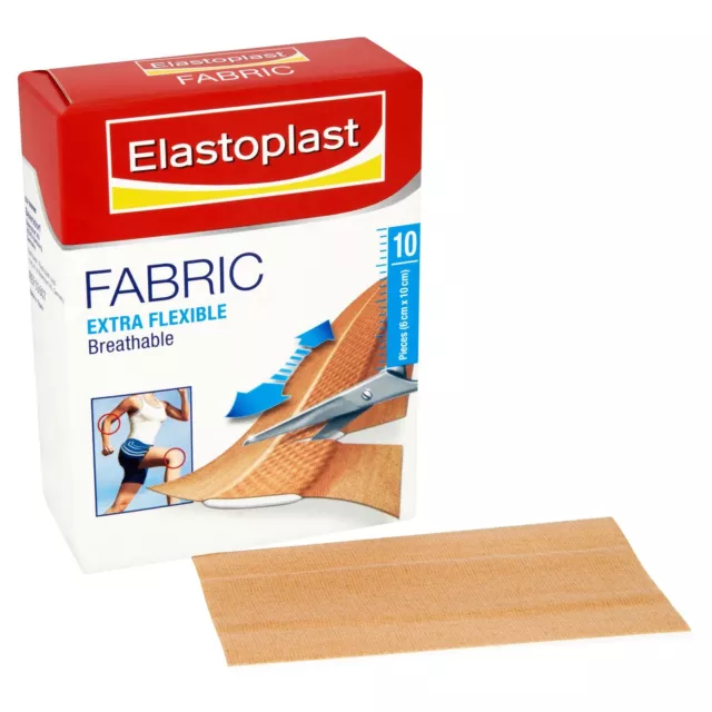 Bandes de tissu Elastoplast 6 cm x10 cm 10 plâtres