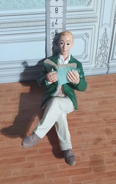 Melody Jane 1:12 Scale Dollhouse Miniature - Modern Porcelain Gentleman Figure, 5.5 Inches Tall