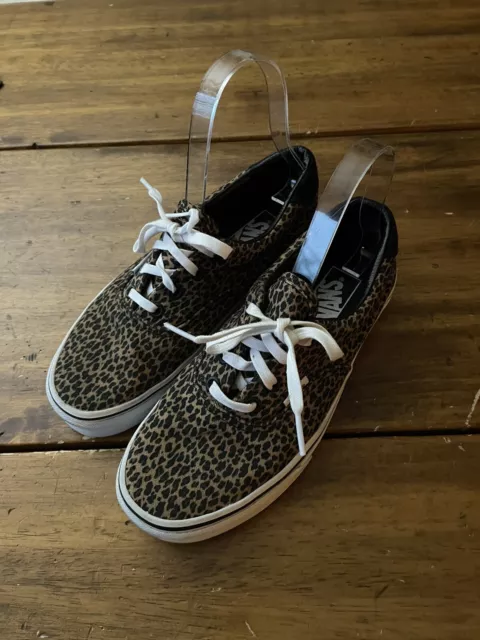 VANS OLD SKOOL Leopard Cheetah Animal Print Womens Size 7.5 Skateboard ...