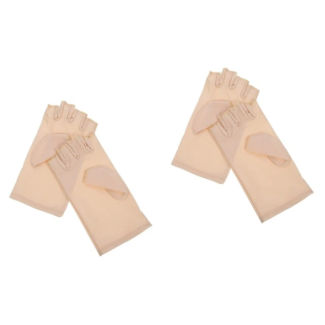 2 paia di guanti per unghie 17 x 8,5 cm elastan signorina