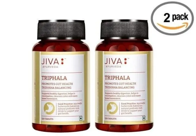 Survolez l'image pour zoomer Tablette Jiva Triphala | 100% pur naturel 120...