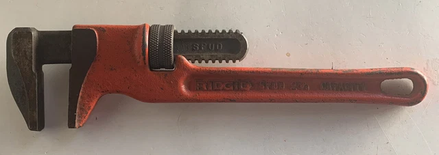 Rigid Spud 2 5/8" Capacity 11 inch Pipe Wrench, USA made