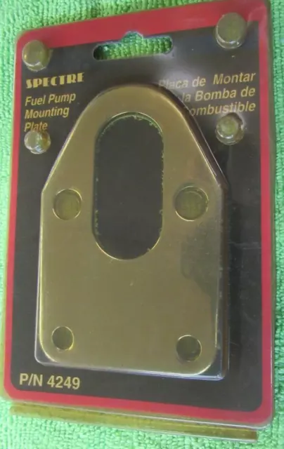 Spectre 4249 Fuel Pump Mounting Plate For Small Block Chevy 265 350