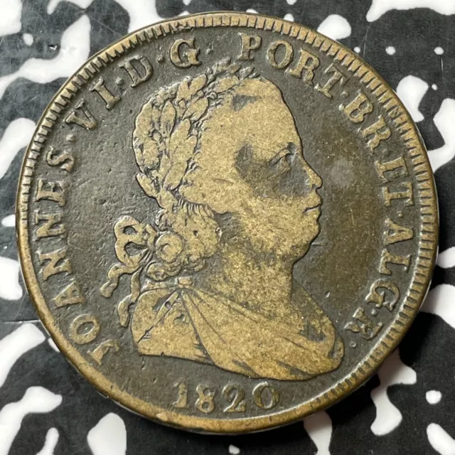 1820 Portugal 40 Reis Lot#JP155 KM#370