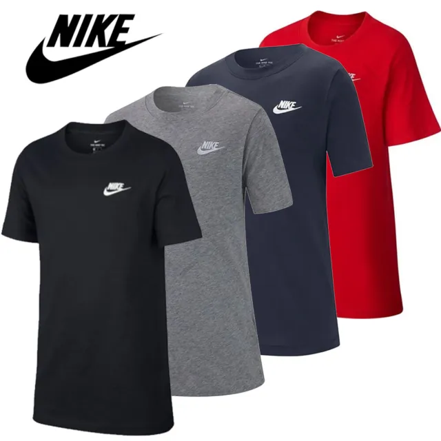 NIKE Boys T Shirts Tops Short Sleeve Kids Junior Tee Age 9 10 11 12 13 Yrs NEW