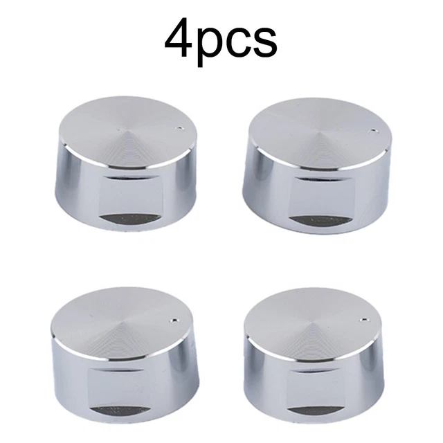VGOL Lot De 4 Interrupteurs Rotatifs 16mm 1 Pôle 8 Positions - Axe Rond 15mm Noir - Pour Équipements Électriques