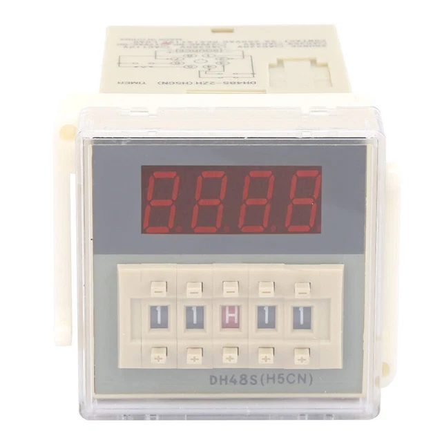Relè timer digitale LED di alta qualità DH48S 2ZH per applicazioni industriali