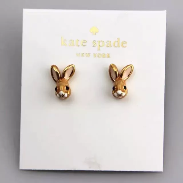 Kate Spade Stud New Cartoon Cute Rabbit Lovely Earrings