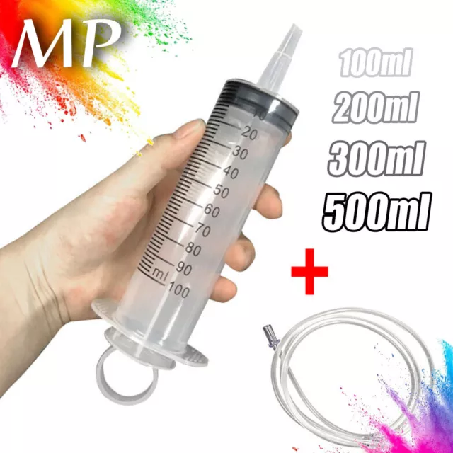 100ml-500ml Einwegspritzen Liquidspritzen Kapazität Einlaufpumpöl mit Schlauch