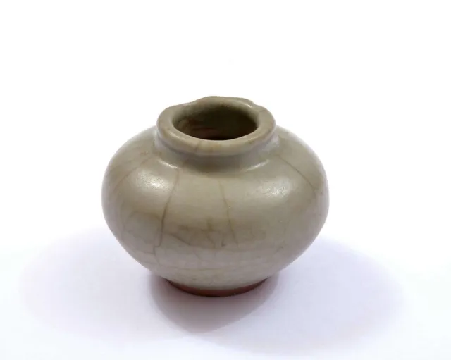 Chinese Ming Longquan Celadon Jarlet Jar Pot