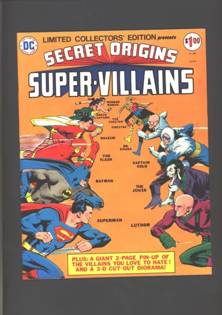 Ltd. Collectors Edition #C-39 DC Treasury Secret Origins Super-Villains 1975