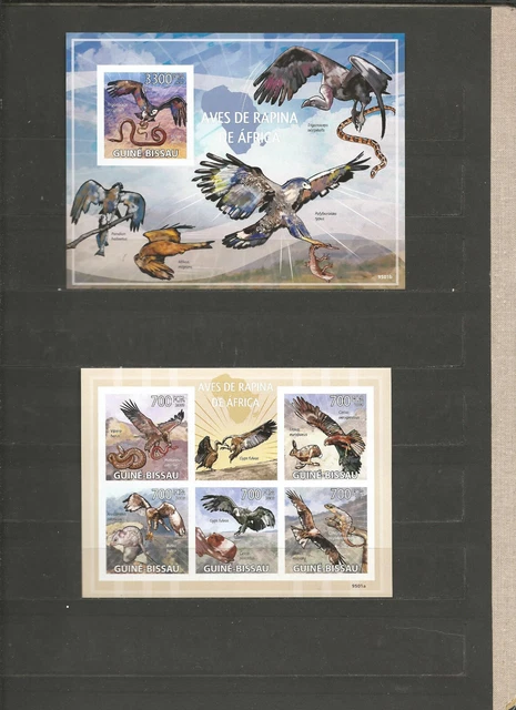 Sao Tome Principe 2003 Vögel Raubvögel postfrisch ** Set 010