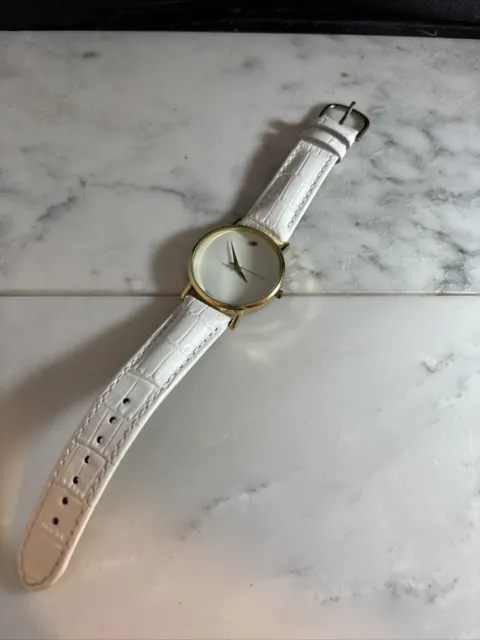 movado womens watch gold new