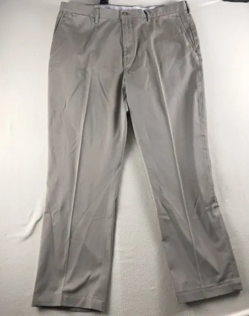 Polo Ralph Lauren Mens Size 40 x 34 Flat Front Khaki Cotton Chino Pants