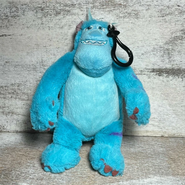 DISNEY PIXAR MONSTERS University Sully Plush Keychain 7' Carabiner