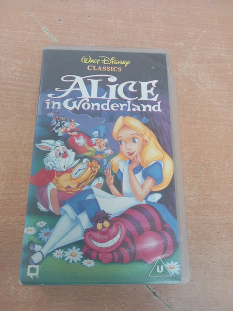 ALICE IN WONDERLAND Walt Disney Classics VHS Video Tape - Unit Only EUR ...