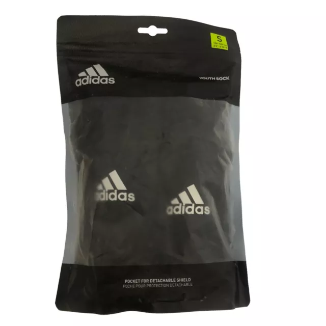 Adidas AH7764 Football Youth Sock Guard, Black, SMALL