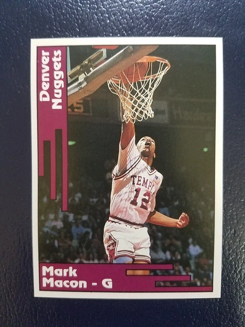 Mark Macon Temple University 1991 SCD Pocket Price Guide PPG #1 White Border