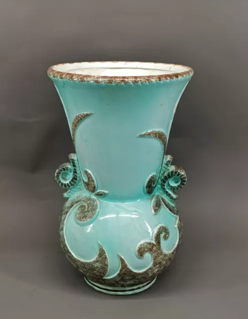 9145024-d große Keramik Krater-Vase Art deco um1930 22x35cm