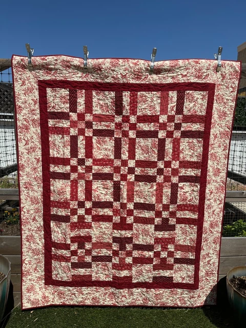 **Handmade Quilt** Homemade ~ Finished Quilt ~ Snuggle Ready!