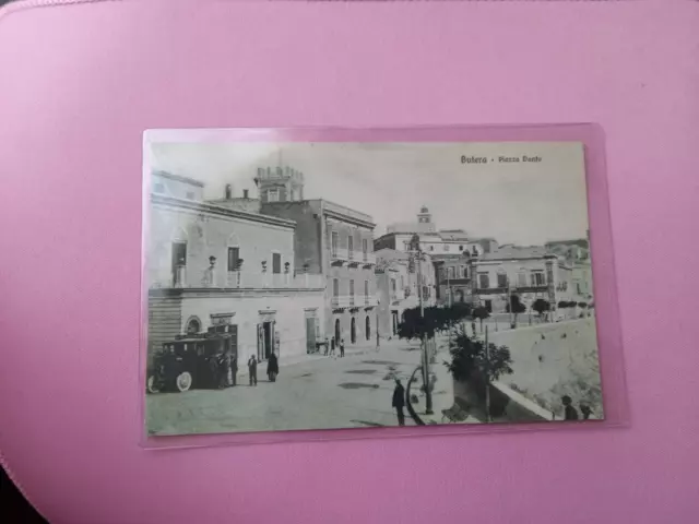 Cartolina Antica Butera Viaggiata Caltanissetta