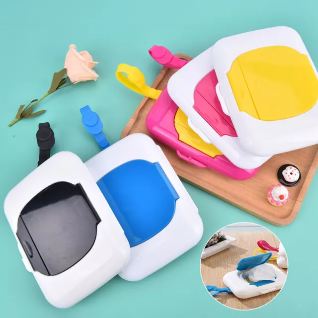 Wet Wipe Pouch Travel-Wipes Case Reusable Refillable Wet Wipe Bag Dispenser Box