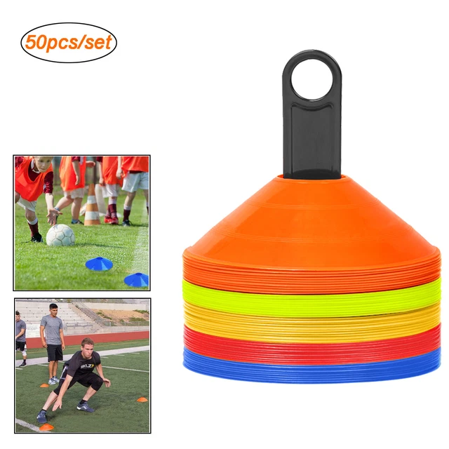 50 piezas discos de marcado pañuelos de marcado plato de marcado entrenamiento de fútbol
