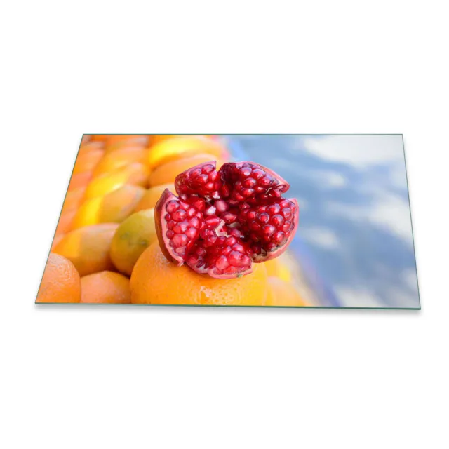 Placa de cubierta de estufa Ceran 1 pieza 90x52 fruta colorida cubierta vidrio protección contra salpicaduras decoración