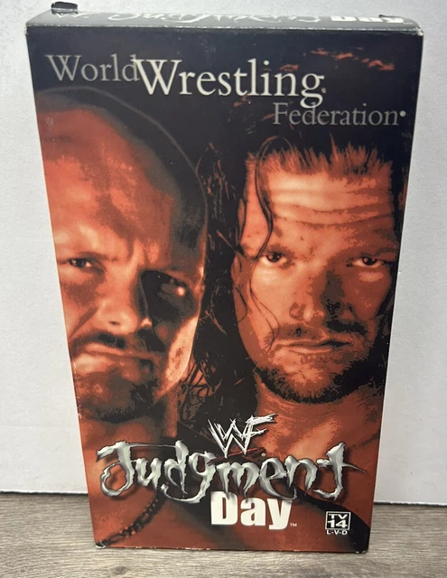 WWF JUDGMENT DAY 2001 VHS Wrestling WWE WCW ECW Austin Undertaker HHH ...