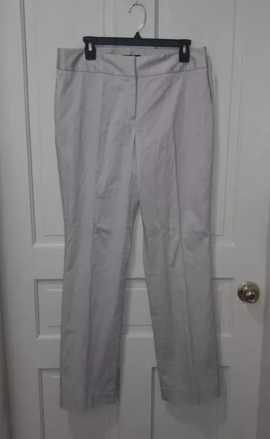 NWT (MSRP $119) Tahari sz 12 High Rise Flat Front Straight Leg Warm Sand Pant