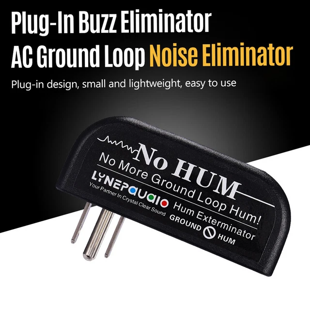 BUZZ ELIMINATOR AC Ground Loop Noise Eliminator Plug in Hum Eliminator Buzz eliminator ac ground loop noise eliminator plug in hum eliminator