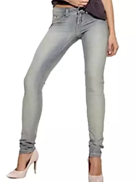 Hue - Acid Wash Authentic Jean Leggings Size Small (6-8) Cotton Spandex - NEW