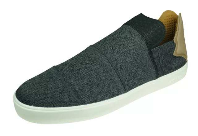 Scarpe da ginnastica Adidas Originals Vulc Slip On Pharrell Williams da uomo in tela nere