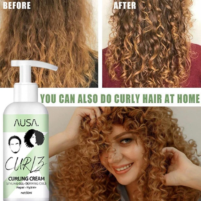 Curl Booster Defining Cream Hair Curling Enhancers Moisturizing 50ml Creams Y8K1