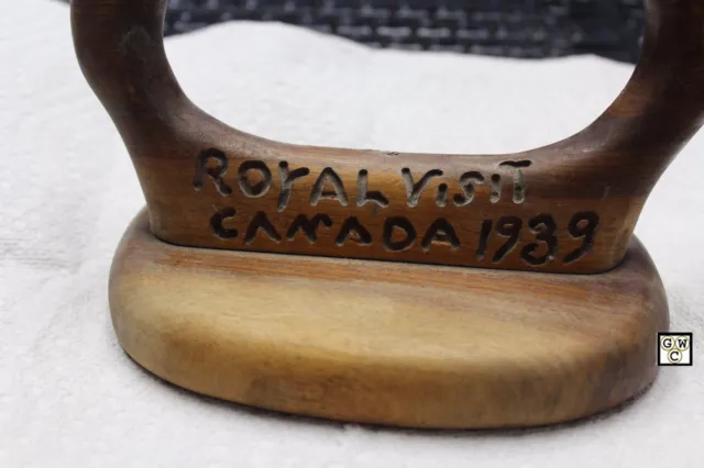 Wood Carving done for Royal Visit of King George VI to Winnipeg Canada in 1939