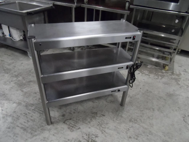 3 Tier Fully Welded Stainless Steel Heated Gantry Shelf 900mm  £400 + Vat