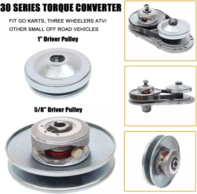 Torque Converter Comet Clutch Go Kart Clutch 1 Inch Replaces Comet TAV2 Manco 10 3