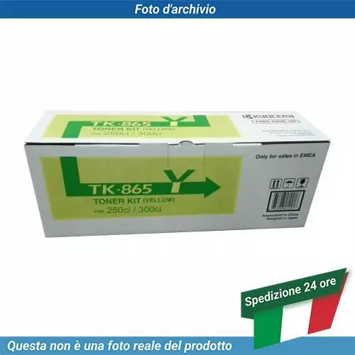 TK-865Y Kyocera Mita TASKalfa 250ci Kit Toner Giallo