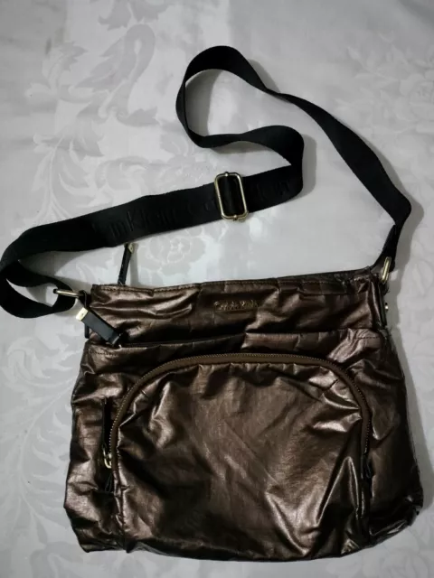 Metallic Bronze CALVIN KLEIN Purse, Crossbody, Handbag