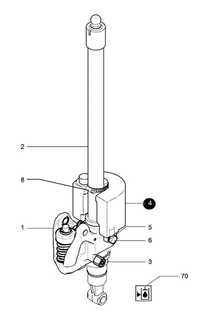 Kit guarnizioni Jungheinrich Jungheinrich AMX 1000 Mic TMX 1000 cilindri 51537754
