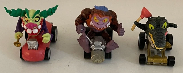 2013 Creata Monster 500 Figure Lot of  3 Cars BIG FOOT Croc Pot CLOWN